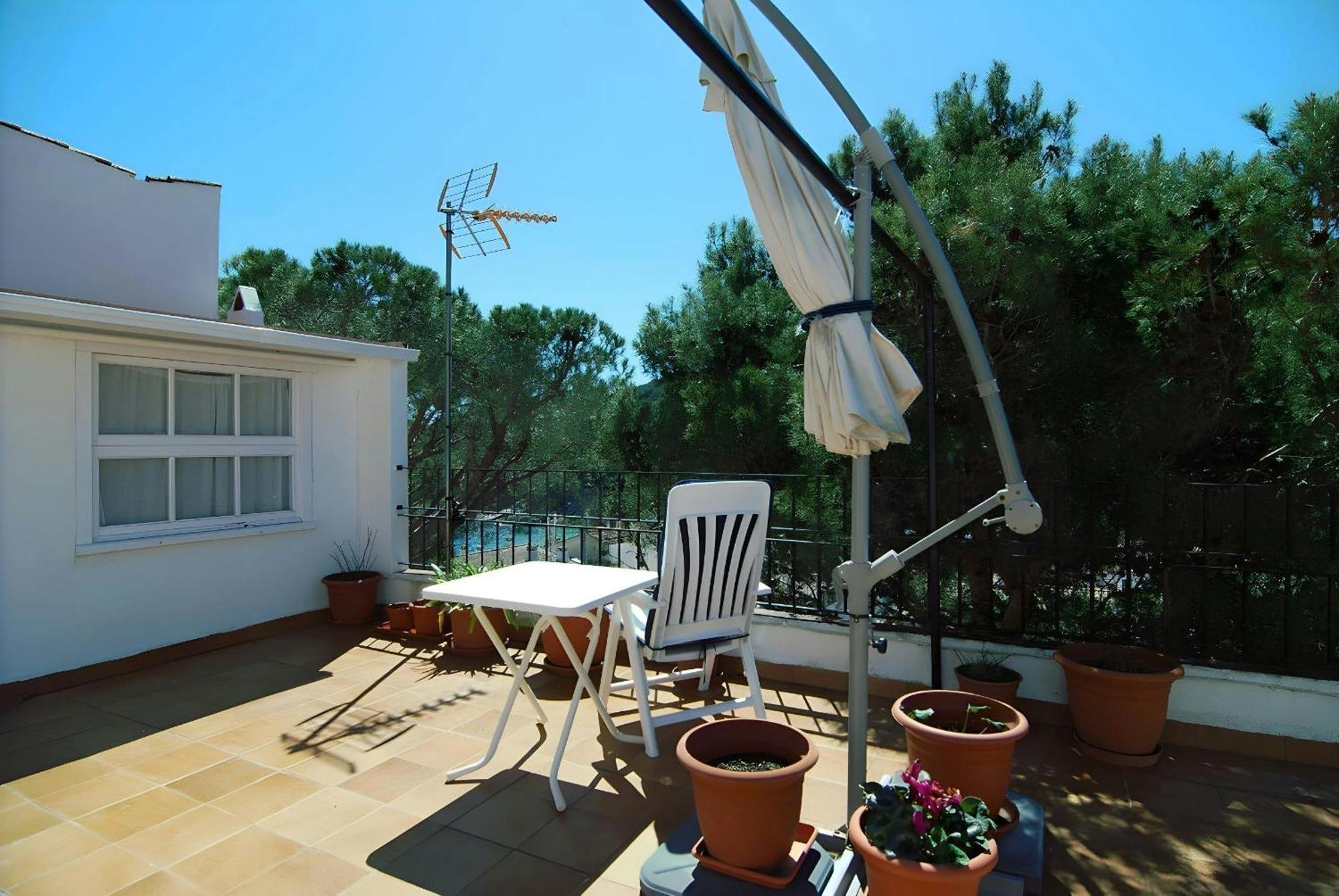 Tamariu Roca Rubia 1- Very Cozy, Terrace And Balcony With Stunning Views Bagian luar foto
